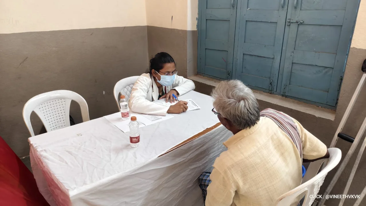 Medical camp at Nalgonda